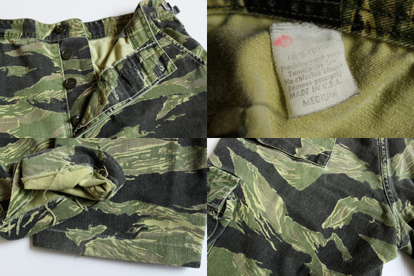80s USA製 タイガーカモ カーゴパンツ M - Sixpacjoe Web Shop