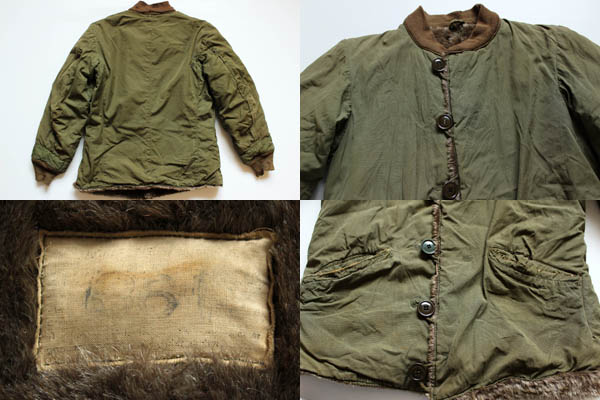 40s 米軍 M-43 アルパカ パイル ライナー ジャケット 36 - Sixpacjoe