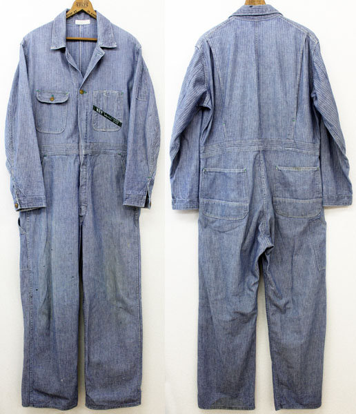60s KEY ヘリンボーン オールインワン☆つなぎ - Sixpacjoe Web Shop