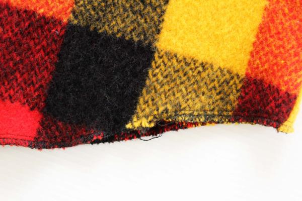 70s melton チェック ウール シャツジャケット M - Sixpacjoe Web Shop