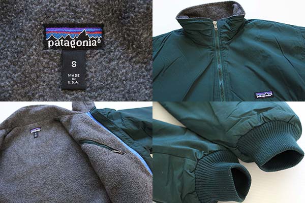90s USA製 patagoniaパタゴニア フリースライナー ナイロンジャケット