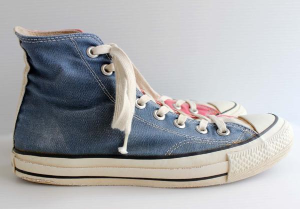 80s USA製 CONVERSEコンバース ALL STARオールスターHI 当て布 マルチ