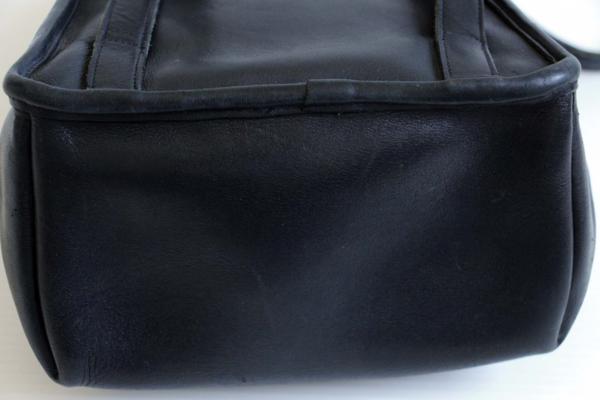 USA製 COACH オールド コーチ レザー リュックサック 黒☆9960