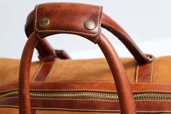 USA製 Timberlandティンバーランド ヌバックレザー ボストンバッグ 茶