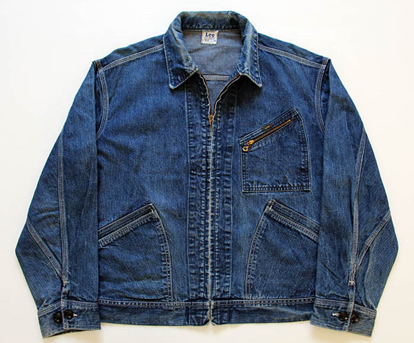 50s USA製 Leeリー 91-B JELT DENIMジェルトデニム ワークジャケット