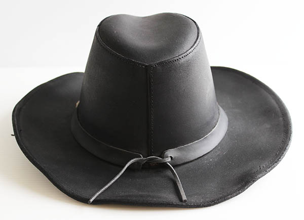 USA製 HENSCHEL HAT ヘンシェル コンチョ付き レザー カウボーイハット