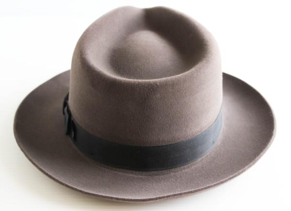 STETSONステットソン フェルト フェドラハット グレー 7 1/8