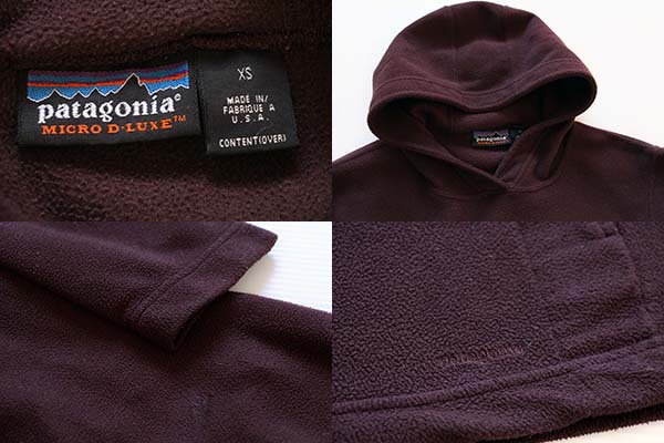 00s USA製 patagoniaパタゴニア リンコンフーディー フリースパーカー