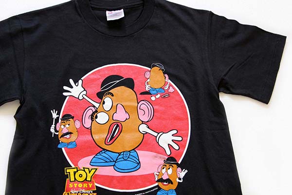 00s Hanes TOY STORYトイストーリー Mr.ポテトヘッド コットンTシャツ