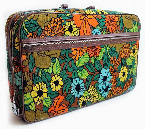 70s 花柄 トランク ハンドバッグ☆スーツケース - Sixpacjoe Web Shop