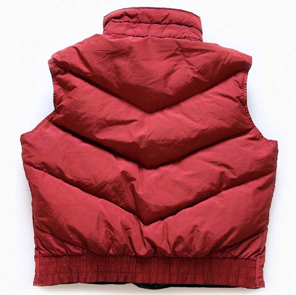 70s USA製 Woolrichウールリッチ 60/40 ダウンベスト レンガ L