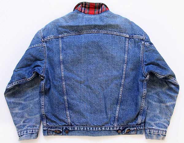 90s USA製 Levi'sリーバイス 70417 タータンチェック ネルライナー