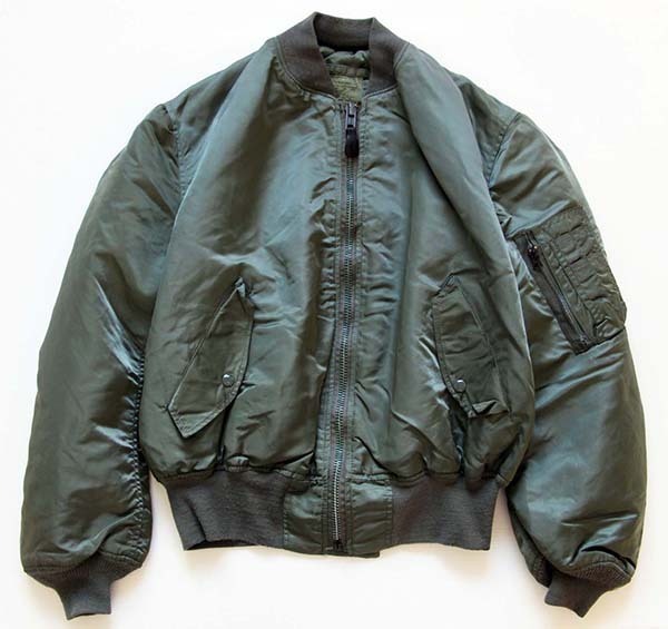 90s USA製 ALPHAアルファ MA-1 グランドクルー フライトジャケット XL