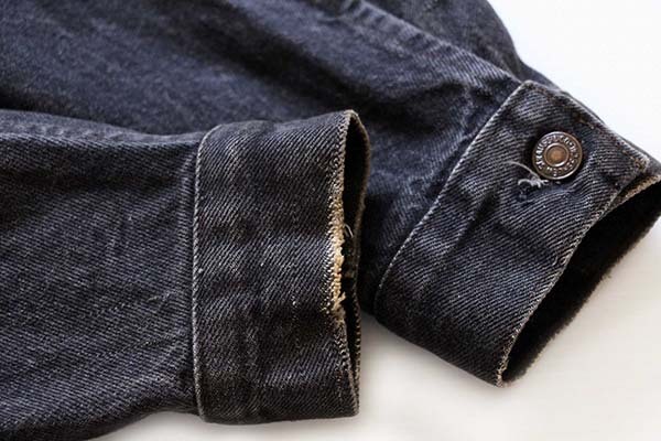 80s USA製 Levi'sリーバイス 71506-0259 先染め ブラックデニム