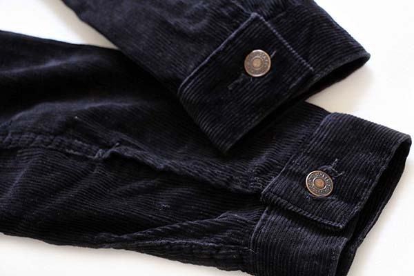 80s USA製 Levi'sリーバイス 70505 コーデュロイジャケット 黒
