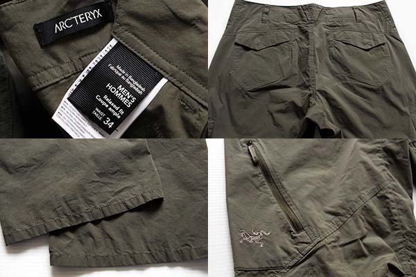 ARC'TERYXアークテリクス Stowe Pant ストウ パンツ Joshua Tree 34