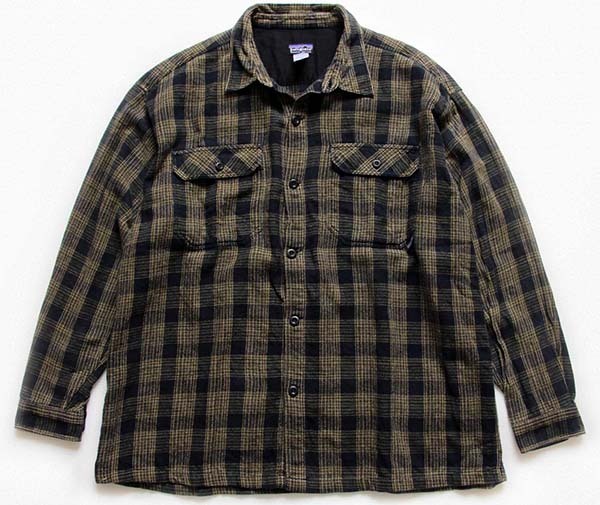 patagoniaパタゴニア チェック オーガニックコットン フランネルシャツ