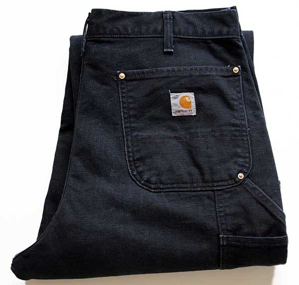 Carhartt 黒 ダブルニーペインターパンツ W33 股下73 carhartt