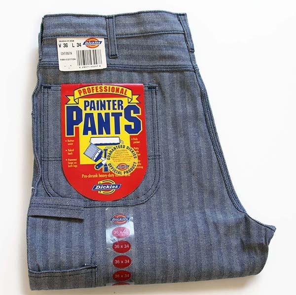デッドストック☆90s USA製 Dickiesディッキーズ HBT ヘリンボーン