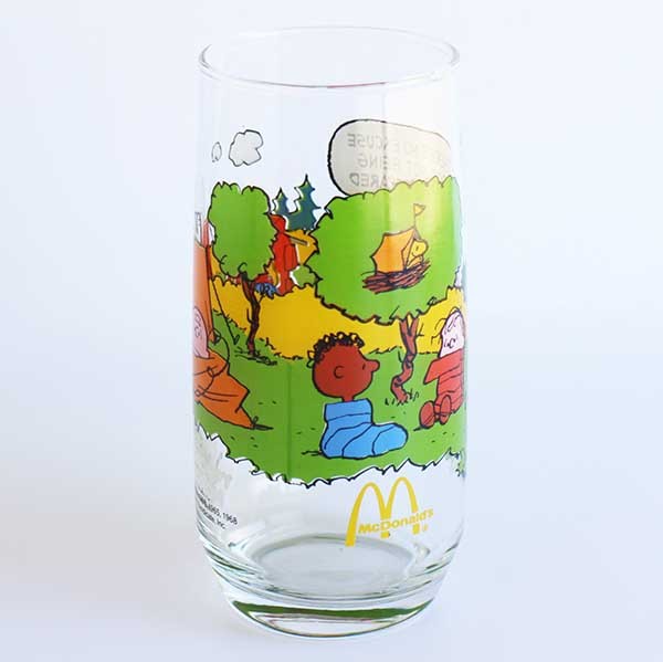70s McDonald'sマクドナルド キャンプ スヌーピー テント グラス