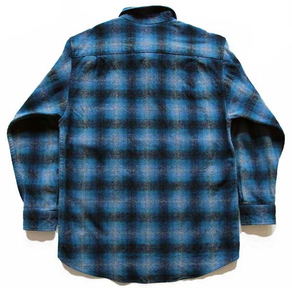 90s USA製 PENDLETONペンドルトン オンブレチェック ウールシャツ