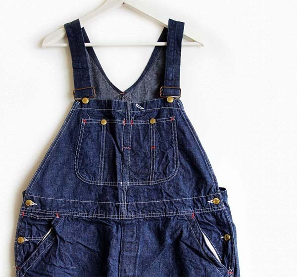 50s UNION MADE インディゴ デニム オーバーオール - Sixpacjoe Web Shop