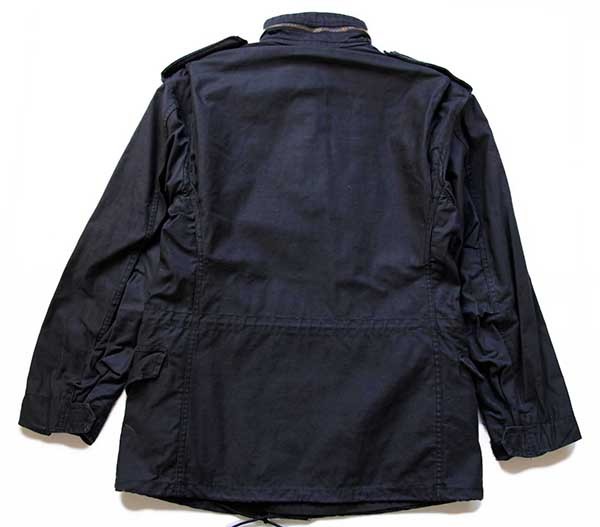 90s USA製 ALPHAアルファ M-65 フィールドジャケット 黒 S-R