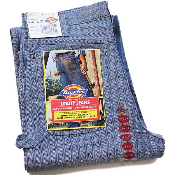 デッドストック☆90s Dickiesディッキーズ HBT ヘリンボーンツイル