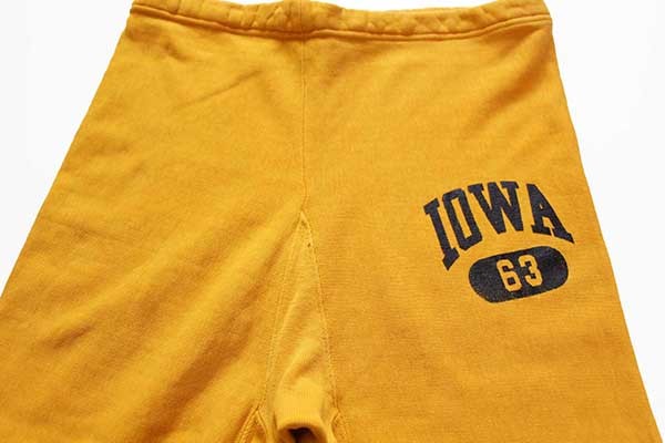 80s USA製 Championチャンピオン IOWA 63 リバースウィーブ スウェット