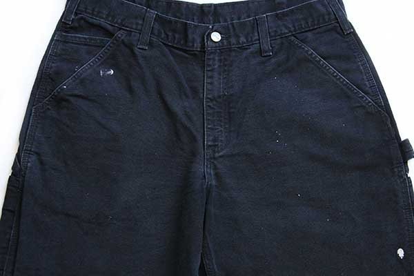 carharttカーハート ダック地 ペインターパンツ ペンキ飛び 黒 w34 L30