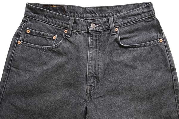 90s メキシコ製 Levi'sリーバイス 550 ブラック デニムパンツ w34 L30