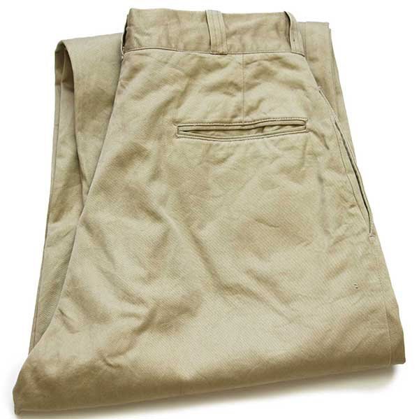 60s 米軍 U.S.ARMY コットンツイル チノパン カーキ w29 L31