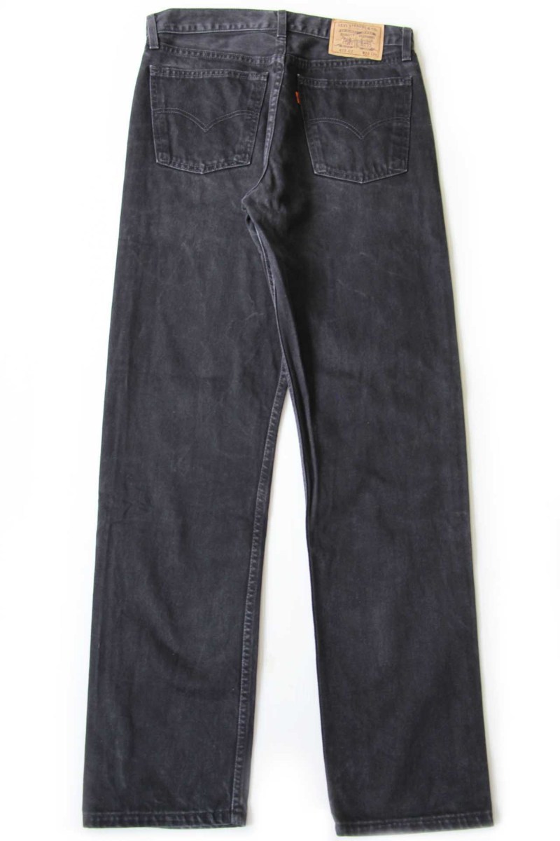 90s ベルギー製 Levi'sリーバイス 615 ブラック デニムパンツ w33 L34