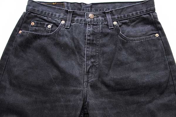 90s ベルギー製 Levi'sリーバイス 615 ブラック デニムパンツ w33 L34