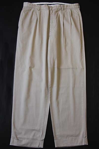 90s メキシコ製 ポロ ラルフローレン HAMMOND PANT ツータック