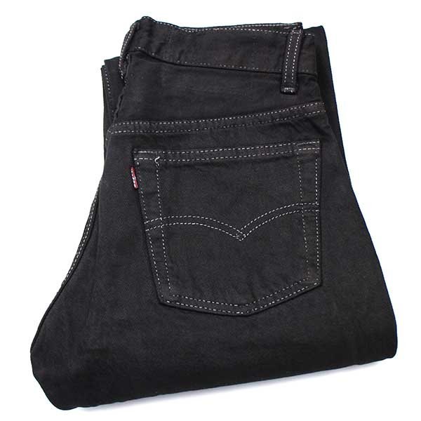 90s USA製 Levi'sリーバイス 501 ブラック デニムパンツ 後染め w27