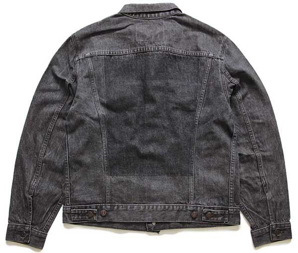 80s カナダ製 Levi'sリーバイス 75505 先染め ブラック デニム