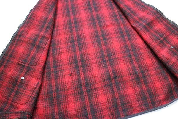 80s Woolrich シャドーチェック オンブレ ウールベスト USA製 Woolrich