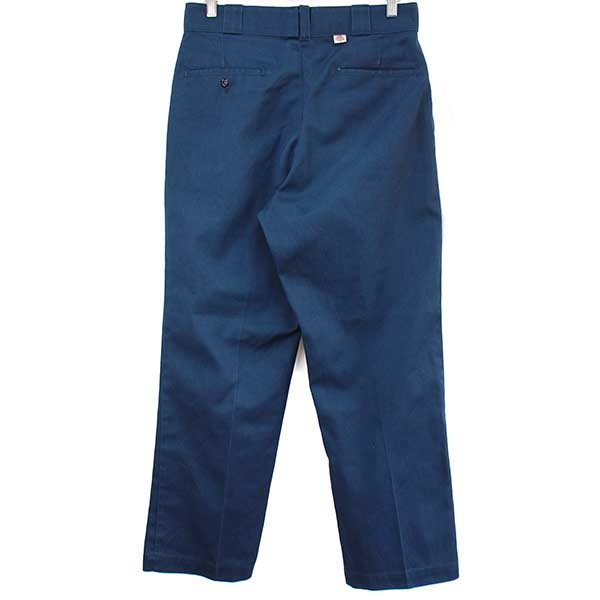 80s USA製 Dickiesディッキーズ 874 ワークパンツ 紺 W33 L30