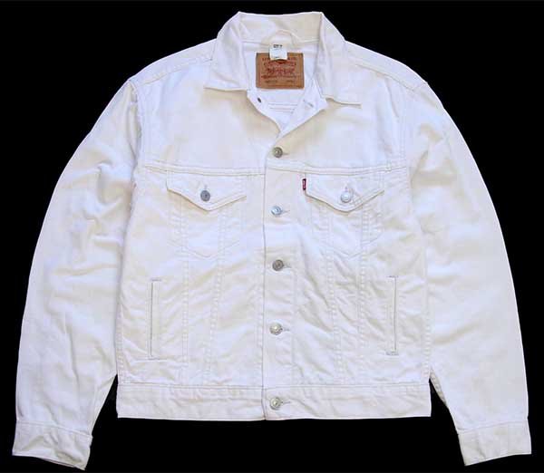00s メキシコ製 Levi'sリーバイス 70507 ホワイト デニムジャケット 4