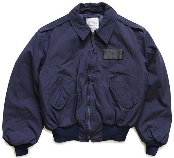 90s 米軍 USAF セキュリティ ポリス ウインタージャケット 紺 XL
