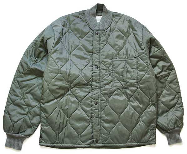 60s 米軍 USAF CWU-9/P ナイロン キルティング ライナージャケット