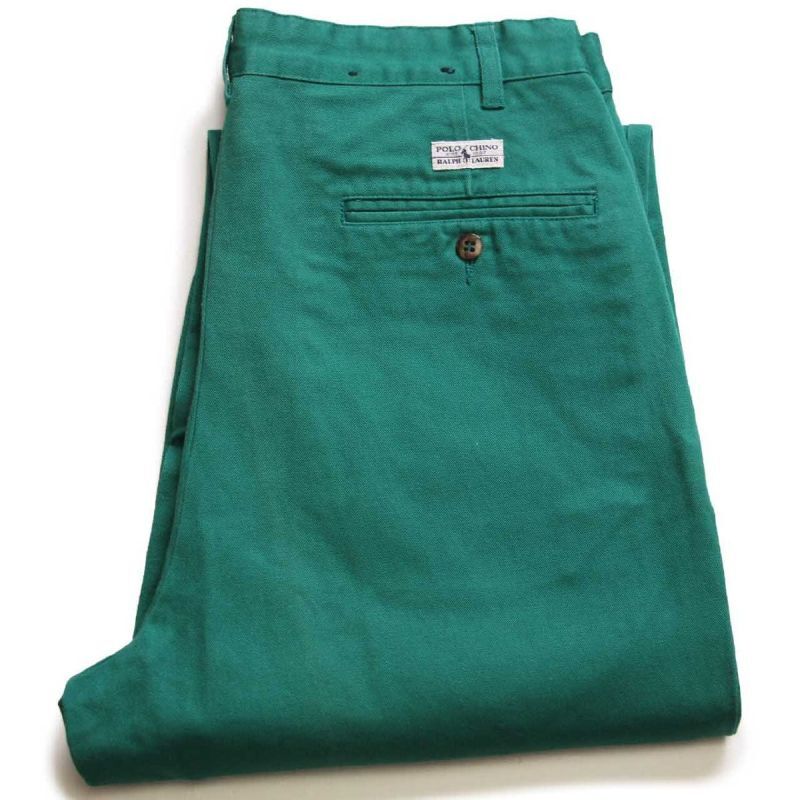 90s ポルトガル製 ポロ ラルフローレン ANDREW PANT ツータック