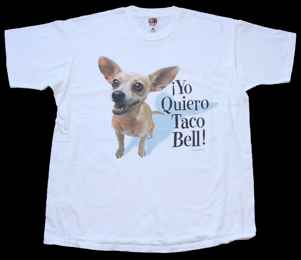90s Yo Quiero Taco Bell ! Want Some ? タコベル チワワ 両面プリント