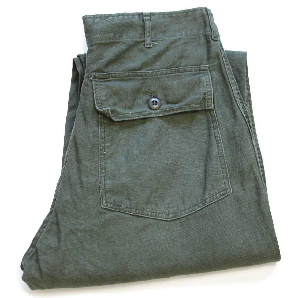 VINTAGE コットン サテン 極美 60S US ARMY コットンサテン ベイカー