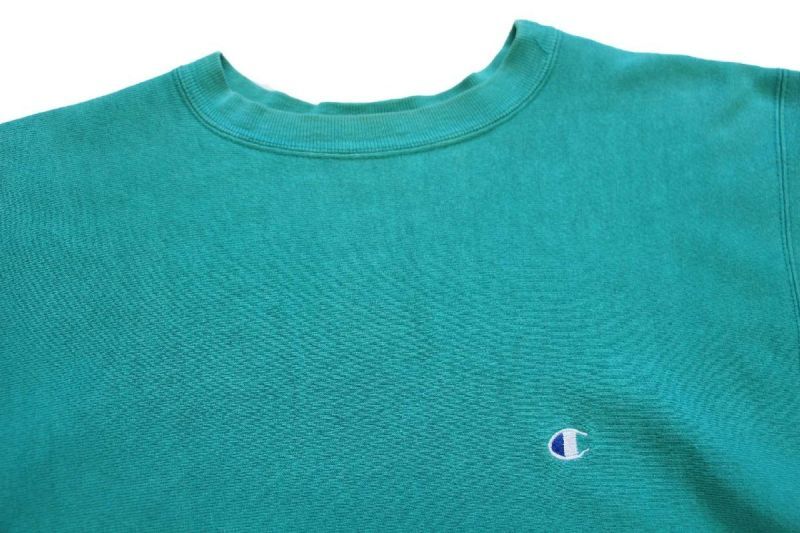 80s USA製 Championチャンピオン ワンポイント リバースウィーブ