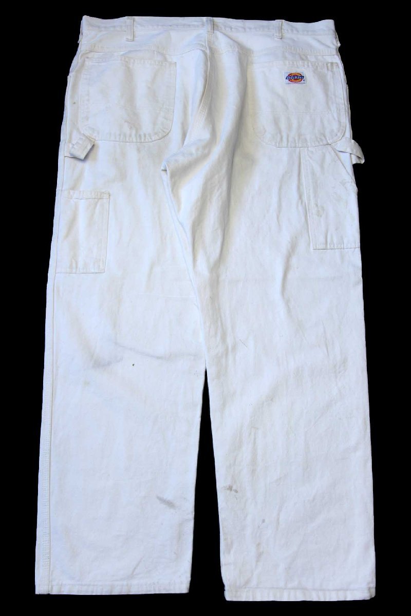 80s Dickiesディッキーズ ペンキ飛び コットン ペインターパンツ 生成