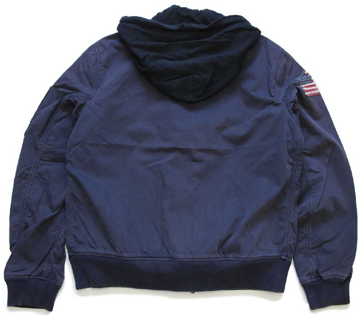 DENIM&SUPPLY ラルフローレン 星条旗 スウェットフード付き コットン