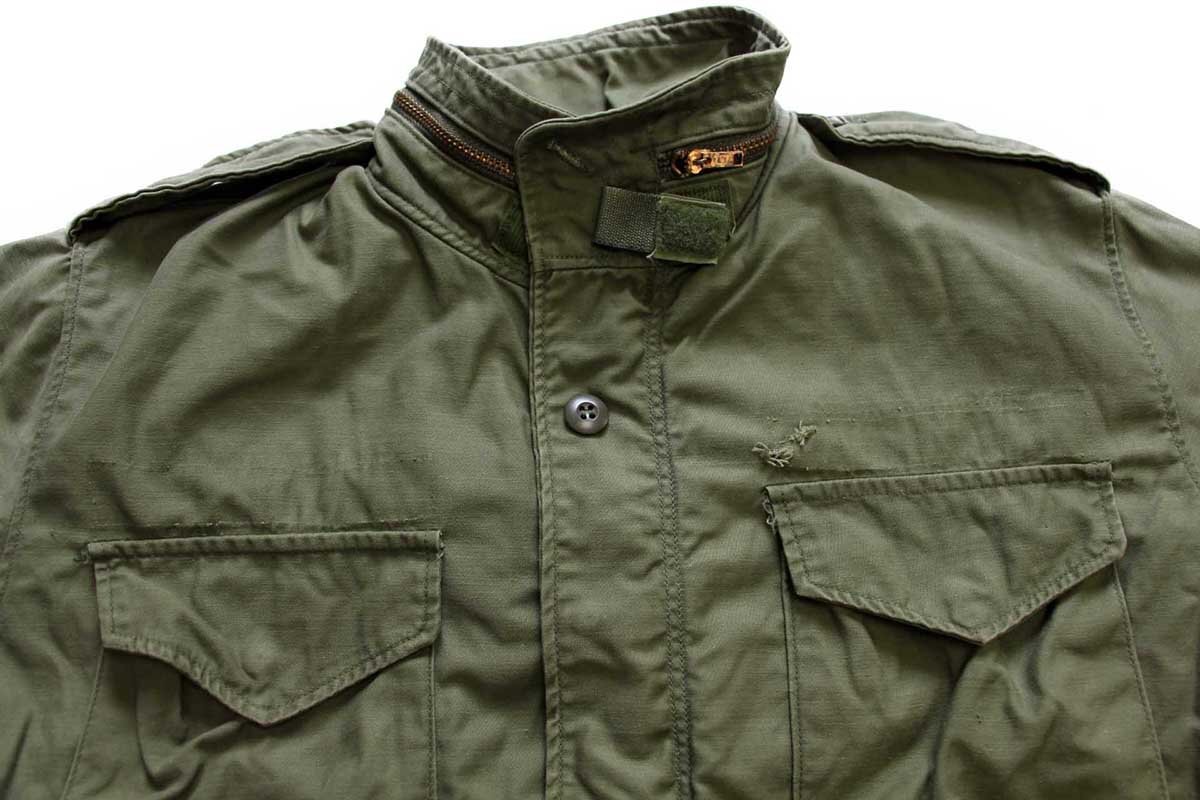 70s 米軍 U.S.ARMY M-65 フィールドジャケット オリーブグリーン S-S