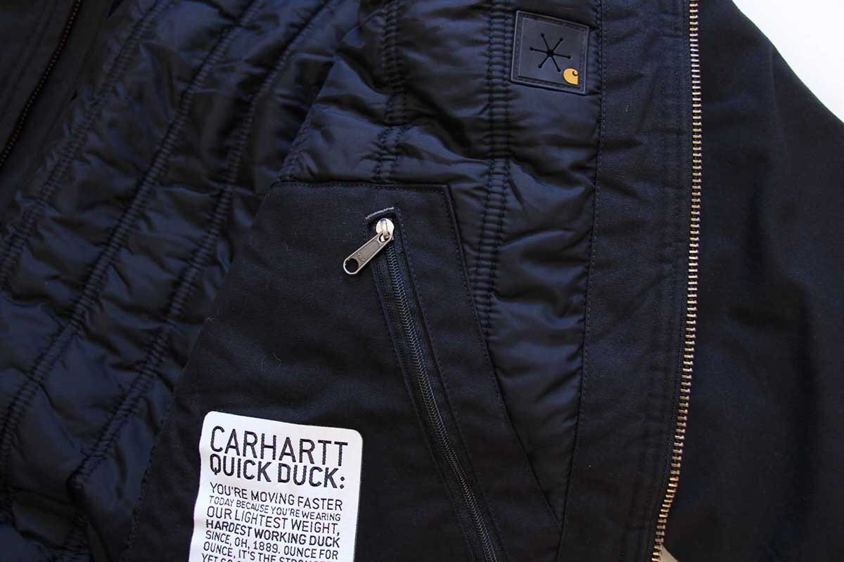 carharttカーハート QUICK DUCK WOODWARD キルティングライナー ダック
